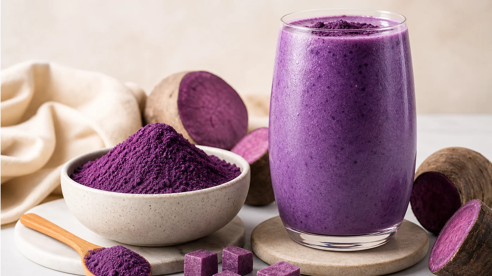 Ube en polvo: propiedades reales - imagen principal