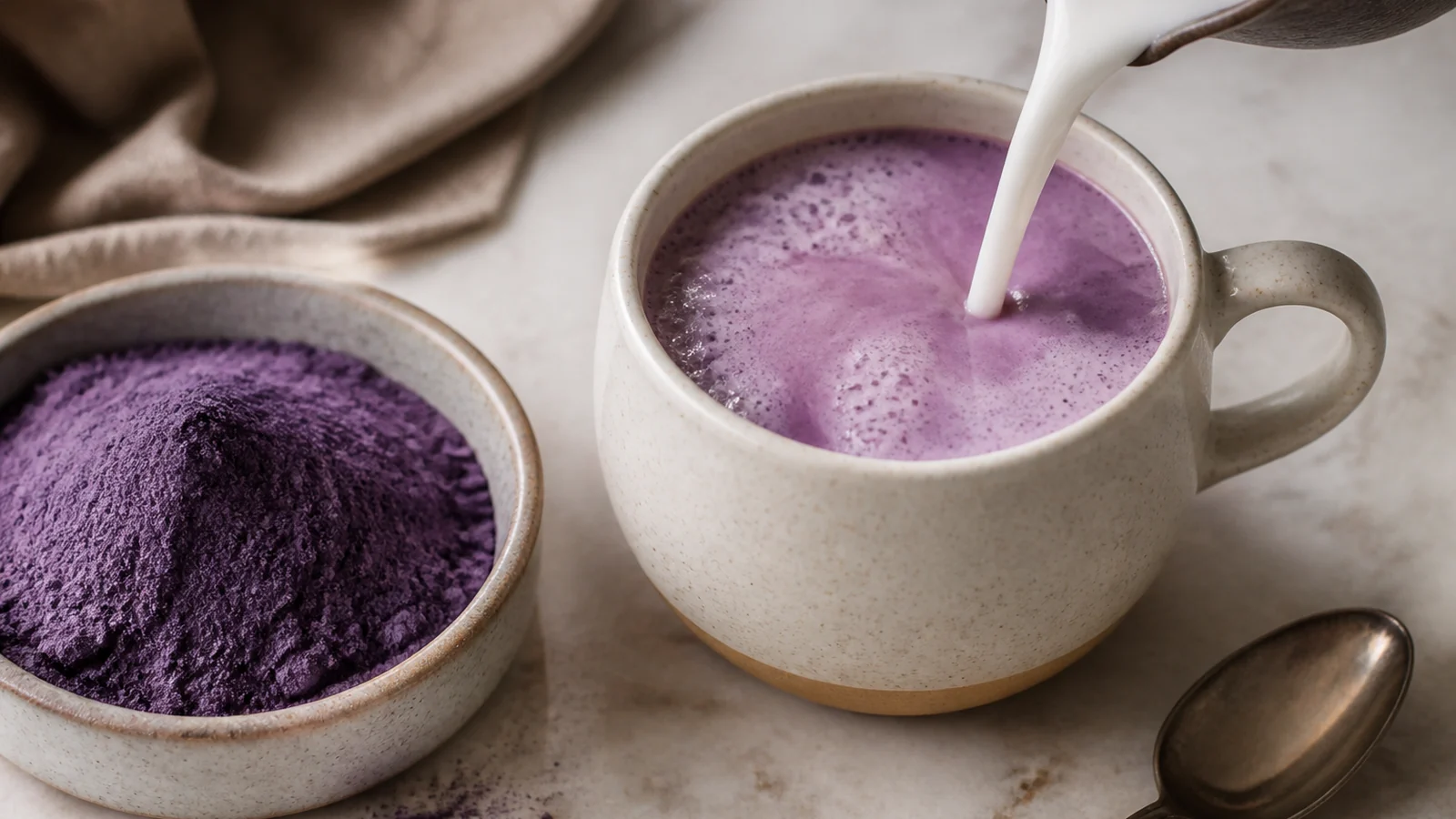 Ube latte Starbucks: alternativa en casa