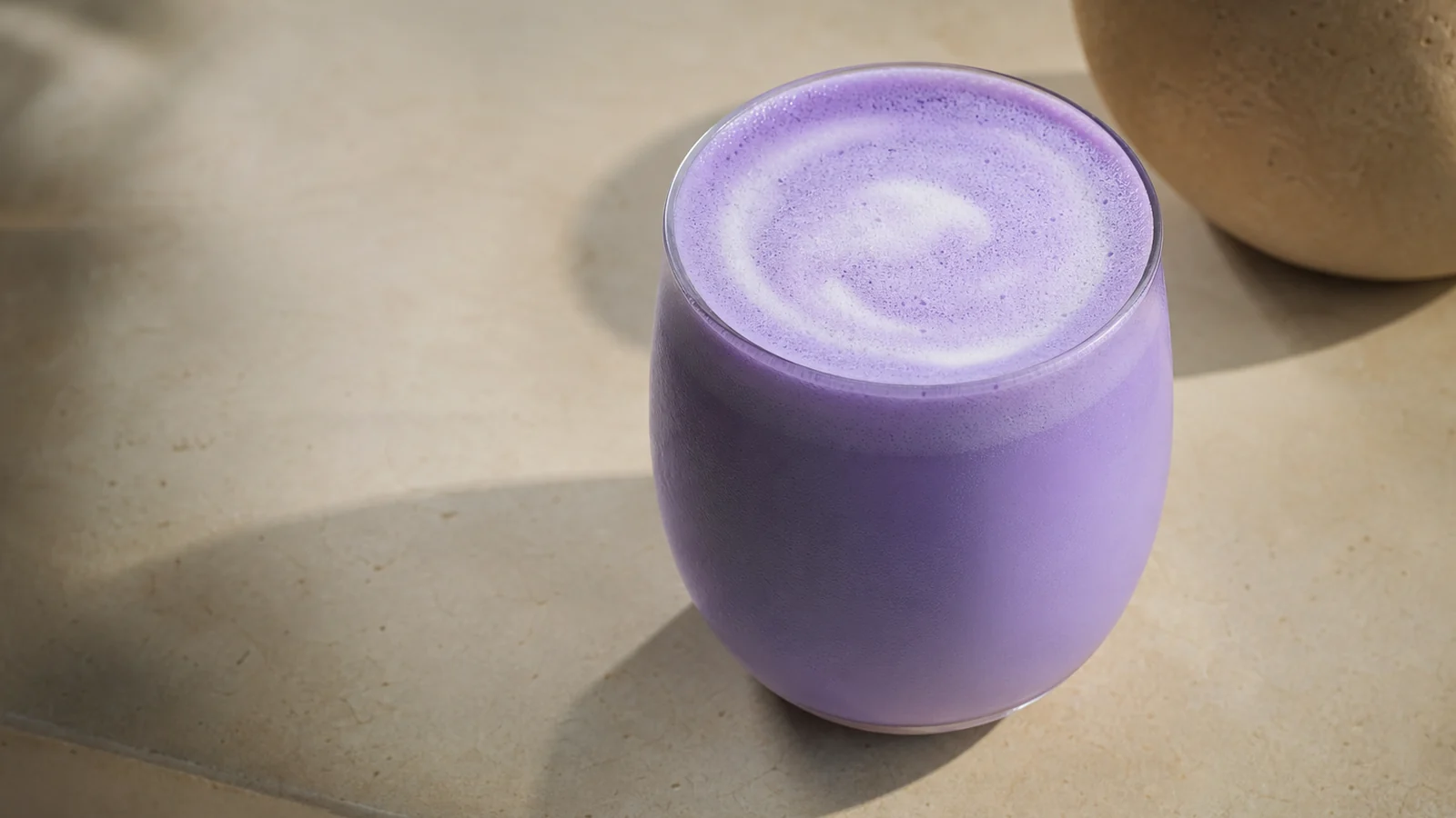 Ube latte: ¿a qué sabe?